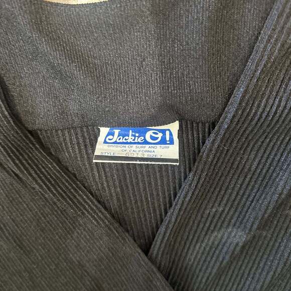 Vintage Leslie Fay Little Black Jackie O Dress - Picture 2 of 4